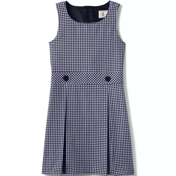 Girls Plaid Jumper - primary