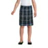 School Uniform Custom Girls Plaid Box Pleat Skirt Top of Knee, Front