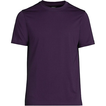 T-Shirt en Coton Pima à Manches Courtes, Homme Stature Standard image number 1