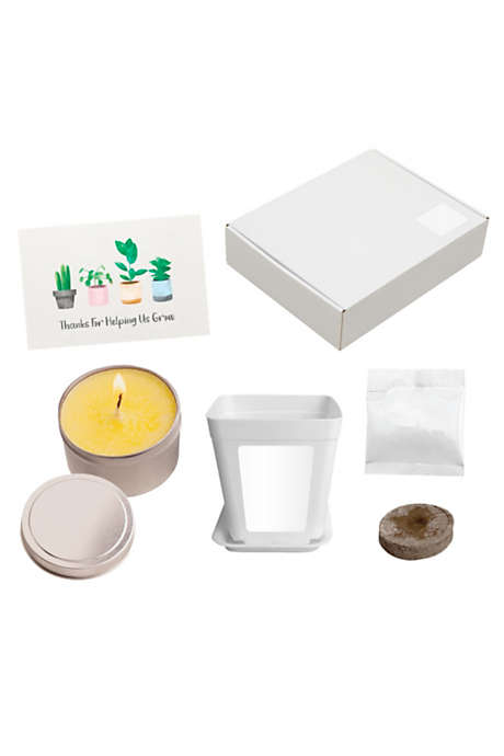 Custom Logo DIY Plant Kit and Candle Gift Set