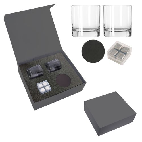 Custom Logo Whiskey Glass Gift Set