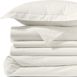 300 Thread Count Cotton Smooth Percale Duvet Bed Cover, Front