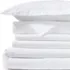 300 Thread Count Cotton Smooth Percale Duvet Bed Cover, Front