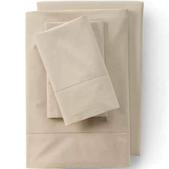 300 Thread Count Cotton Percale Bed Sheets - primary