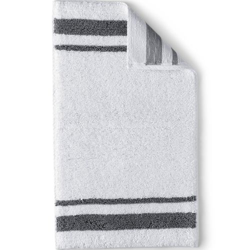 Lands' End Supima Cotton Non-Skid Bath Rug, Dark Grey, 20x33