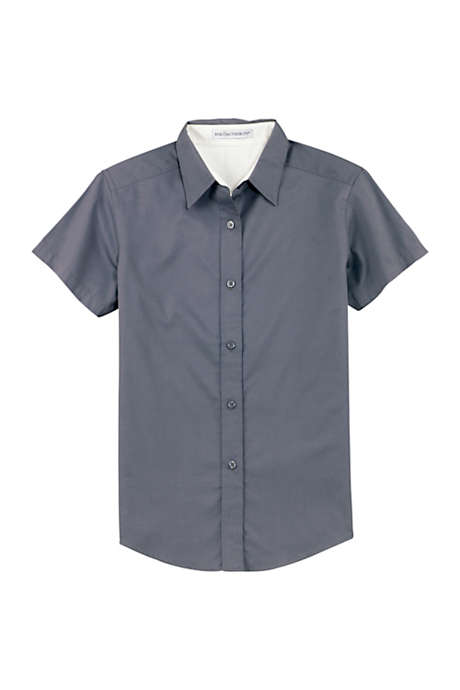 Port AuthorityÂ Women's Plus Short Sleeve Easy Care Shirt