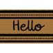Bungalow Flooring Resisal Doormat Hello Ribbon, alternative image