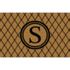 Matterly Neighburly Monogrammed Doormat Argyle, alternative image