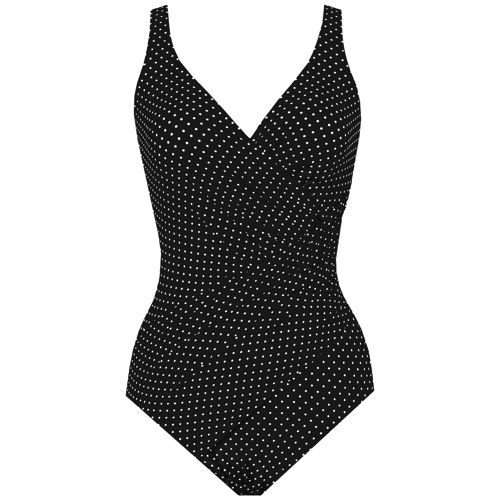 Miraclesuit Plus Size Women's Must Have Pin Point Oceanus V-neck Slimming One Piece Swimsuit - image 3