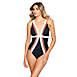 Miraclesuit Women's Spectra Trilogy V-neck Slimming One Piece Swimsuit, Front