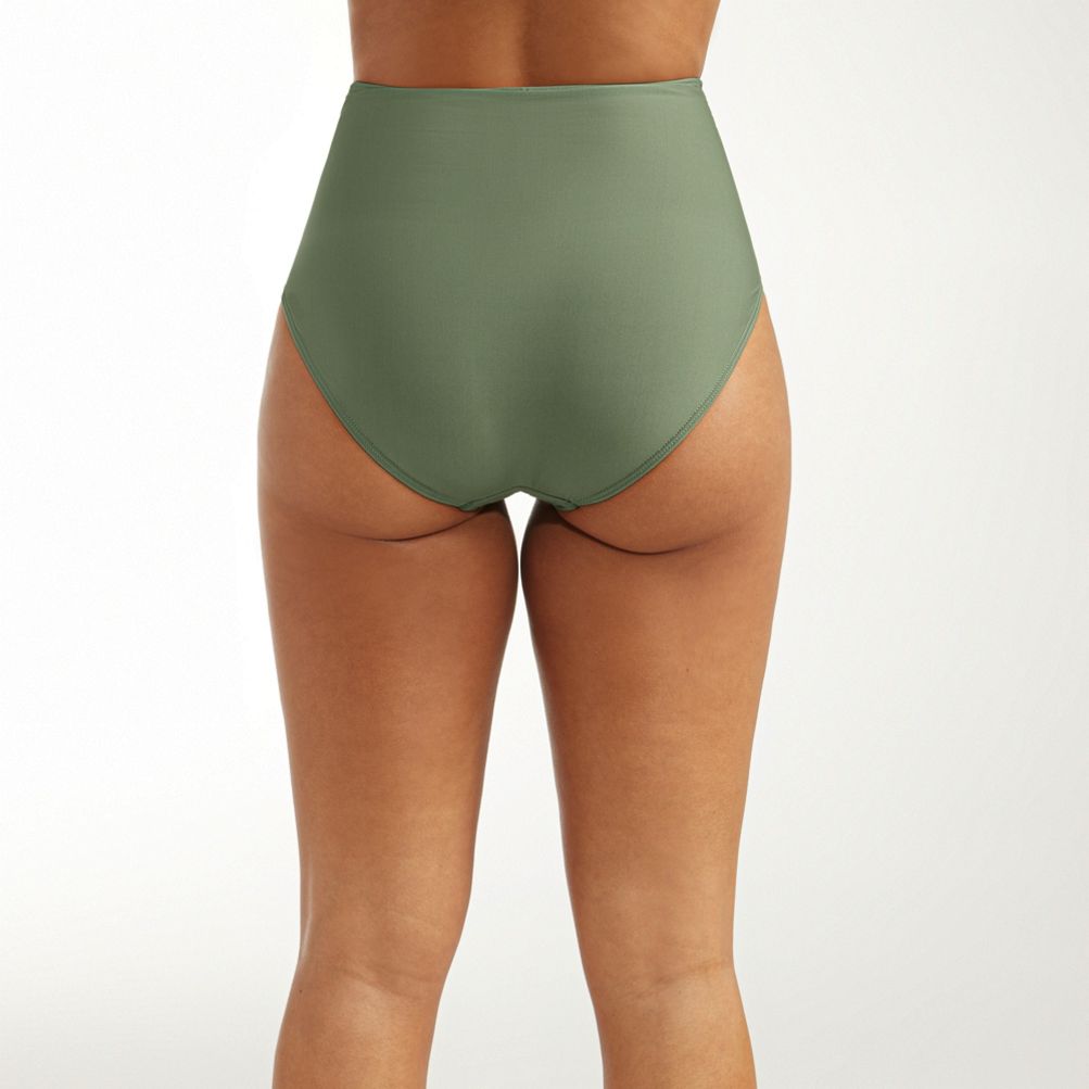 Lands end high store waisted bikini bottoms