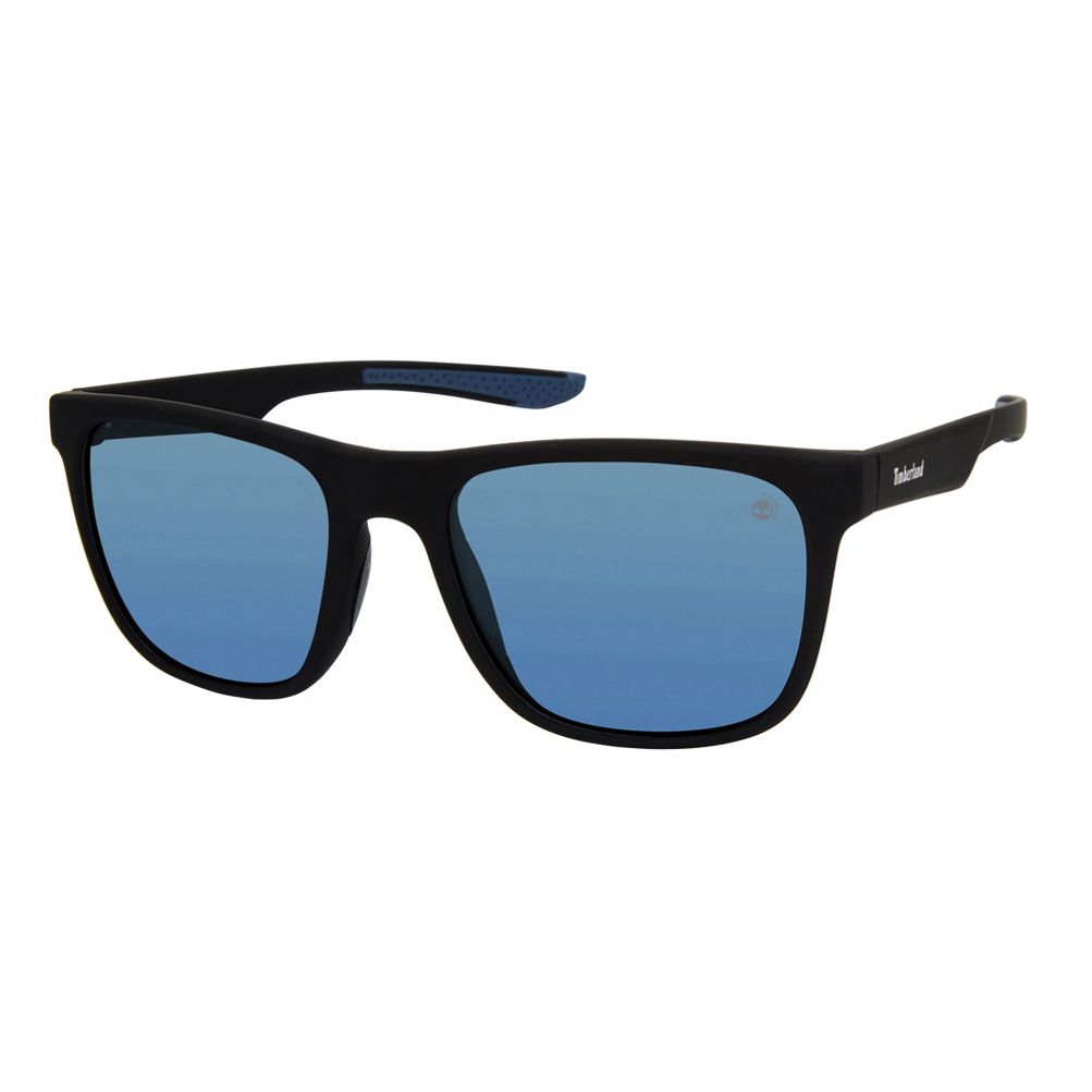 Timberland Men's Square Plastic Sunglasses 55mm Lens