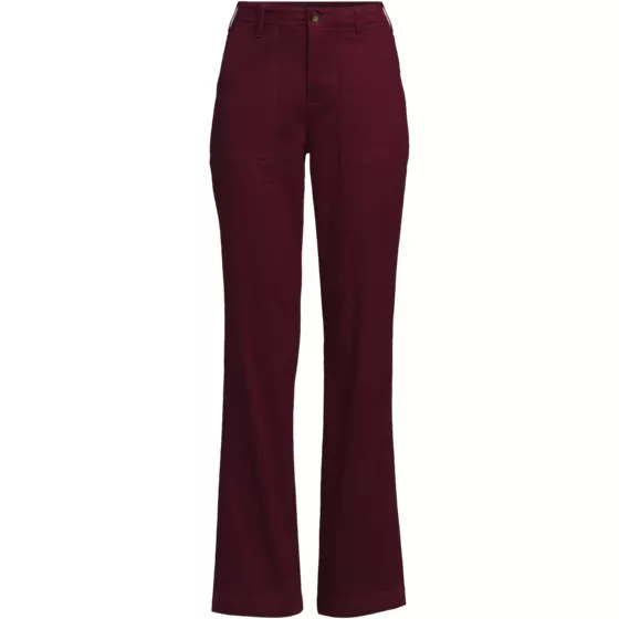 Women's High Rise Chino Utility Straight Leg Pants - primary