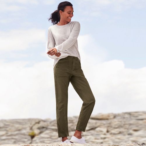 Ladies khaki clearance pants