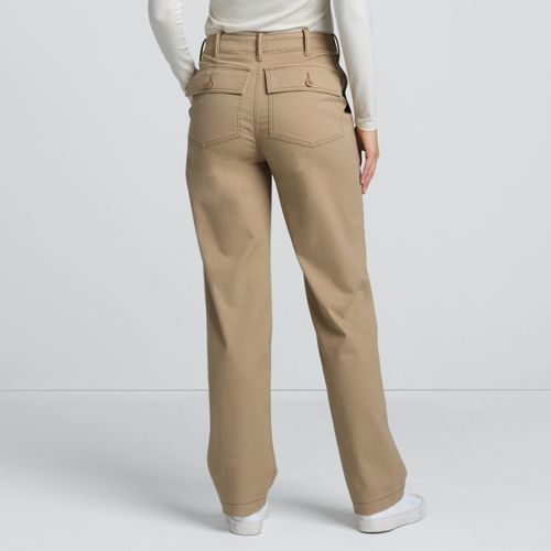 Pantalon Chino Utility Stretch a Taille Haute Femme Stature Standard