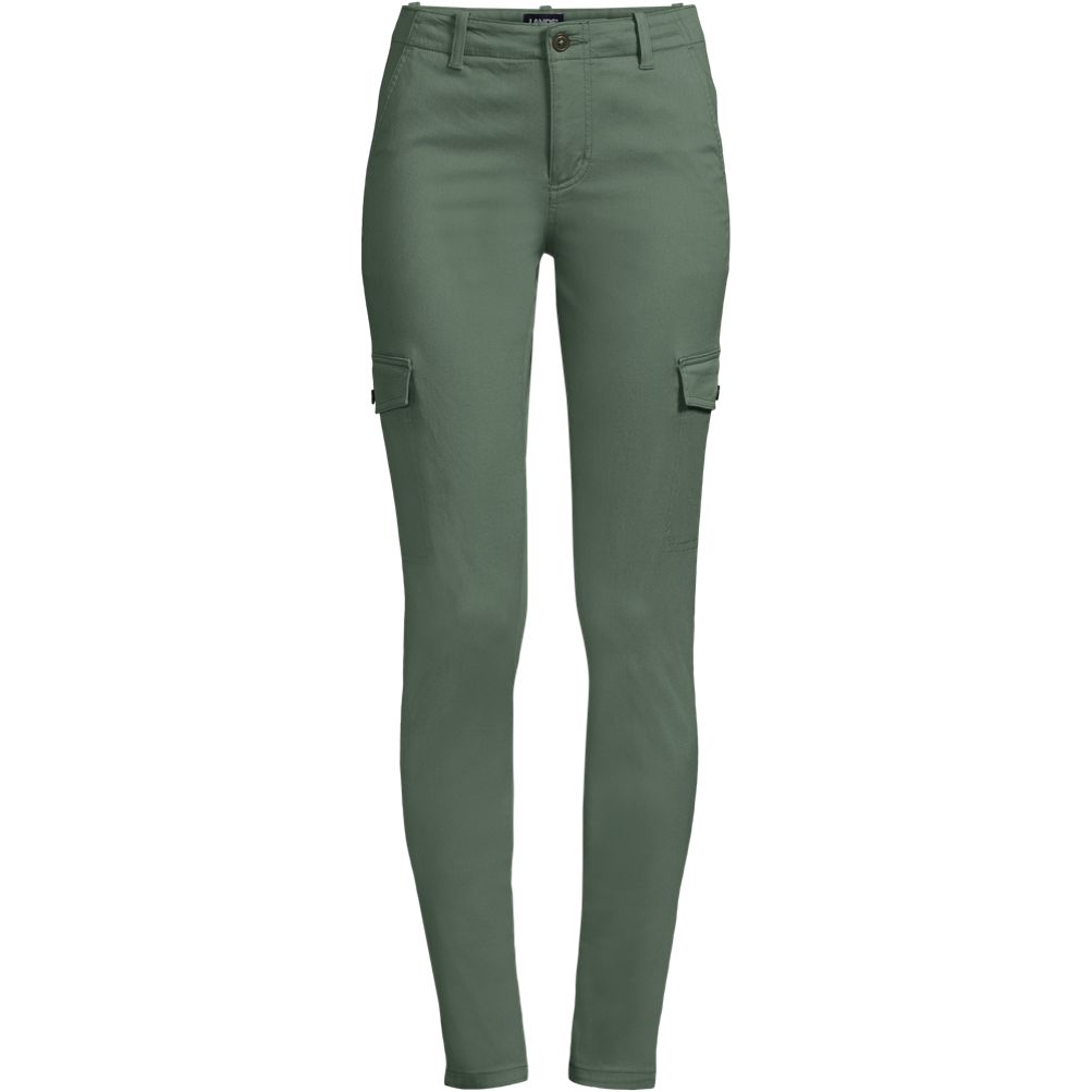 Lands' End Adjustable Waist Cargo Pants for Women