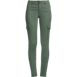 Women's Petite Mid Rise Slim Cargo Chino Pants, Front