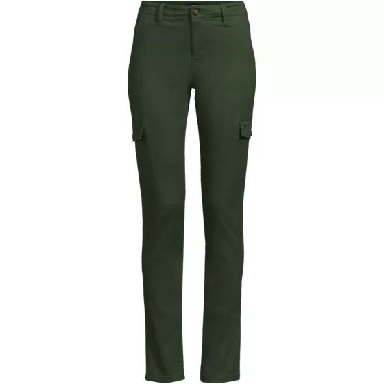 Women's Mid Rise Slim Cargo Chino Pants - primary