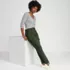 Women's Mid Rise Slim Cargo Chino Pants, alternative image