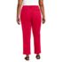 Women's Plus Size Mid Rise Classic Straight Leg Chino Ankle Pants, Back