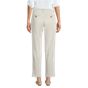 Women's Mid Rise Classic Straight Leg Chino Ankle Pants