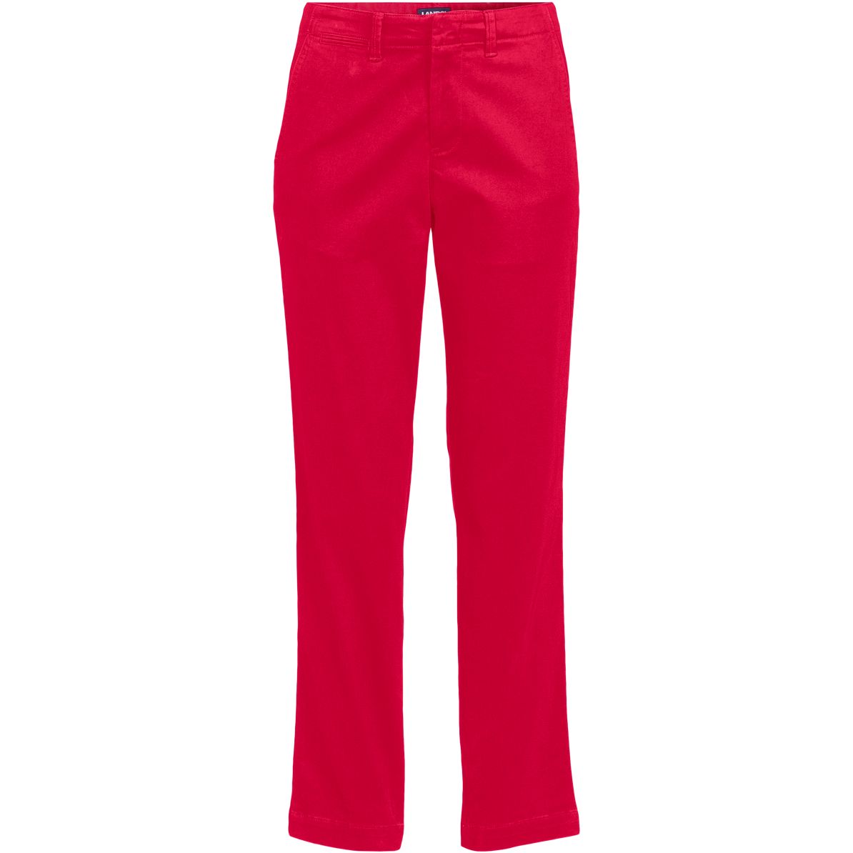 Women's Mid Rise Classic Straight Leg Chino Ankle Pants