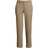 Women's Plus Size Mid Rise Classic Straight Leg Chino Ankle Pants, Front