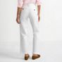 Women's Mid Rise Classic Straight Leg Chino Ankle Pants