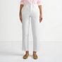Women's Mid Rise Classic Straight Leg Chino Ankle Pants