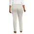 Women's Plus Size Mid Rise Slim Cargo Chino Pants, Back