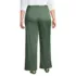 Women's Plus Size High Rise 5 Pocket Wide Leg Chino Pants, Back