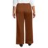 Women's Plus Size High Rise 5 Pocket Wide Leg Chino Pants, Back