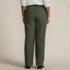 Women's Plus Size High Rise 5 Pocket Wide Leg Chino Pants, Back