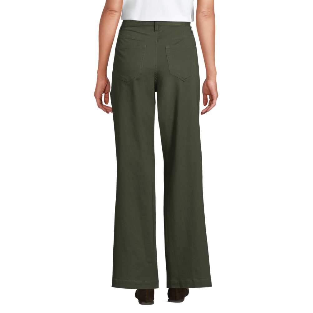 2025SS YENN 【HIGH RISE WIDE PANTS】 Gia Satin Wide-Leg Pants | GUESS Factory