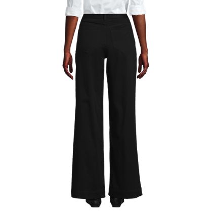 Women's Tall High Rise 5 Pocket Wide Leg Chino Pants - image 3