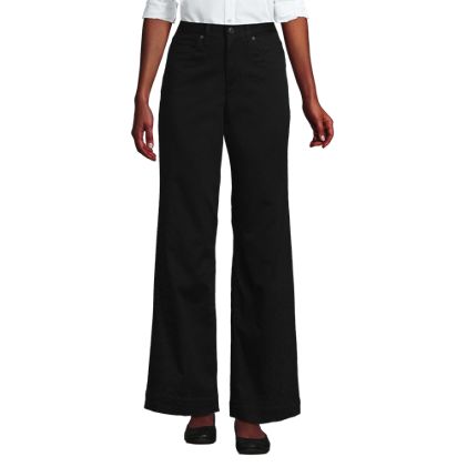 Women's Tall High Rise 5 Pocket Wide Leg Chino Pants - image 2