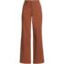 Women's Plus Size High Rise 5 Pocket Wide Leg Chino Pants, Front