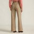 Women's Petite High Rise 5 Pocket Wide Leg Chino Pants, Back