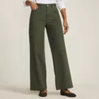 Women's High Rise 5 Pocket Wide Leg Chino Pants