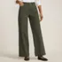 Women's High Rise 5 Pocket Wide Leg Chino Pants, Front