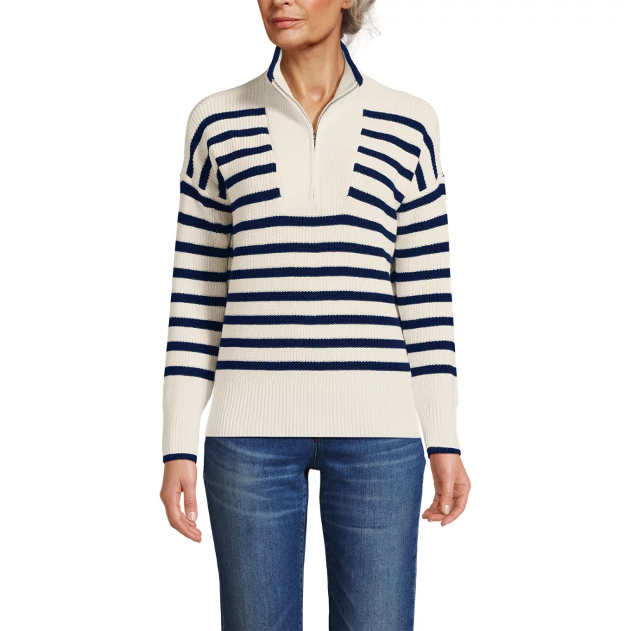 Women's Drifter Quarter Zip Pullover Sweater view 2