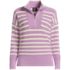 Women's Plus Size Drifter Cotton Quarter Zip Pullover Sweater, Front