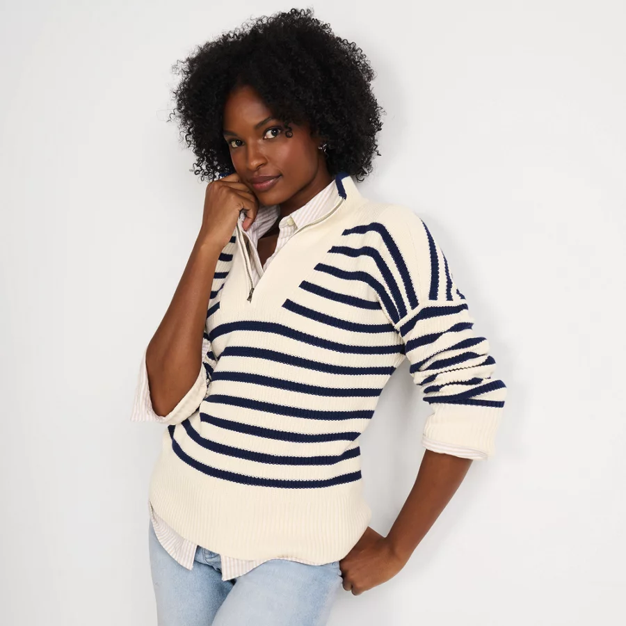 Women's Drifter Quarter Zip Pullover Sweater view 4