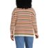 Women's Plus Size Drifter Cotton Quarter Zip Pullover Sweater, Back
