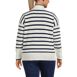 Women's Plus Size Drifter Cotton Quarter Zip Pullover Sweater, Back