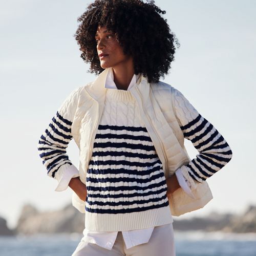 Women's Navy Sweaters