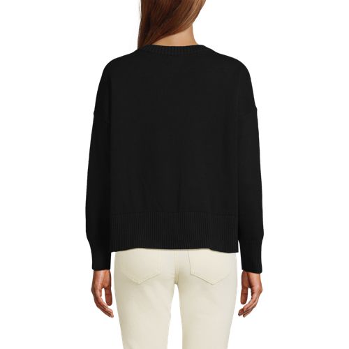 Women's Drifter Easy Fit Crew Neck Sweater, Back