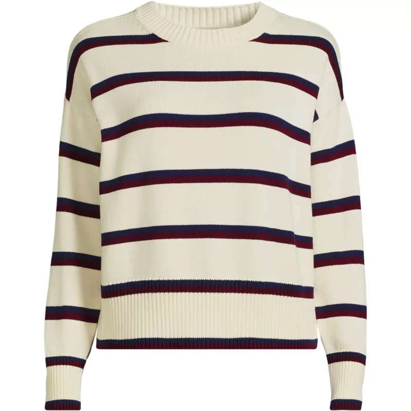 Women's Plus Size Drifter Easy Fit Sweater, Front