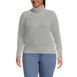 Women's Plus Size Drifter Cotton Must Have Turtleneck Sweater, Front