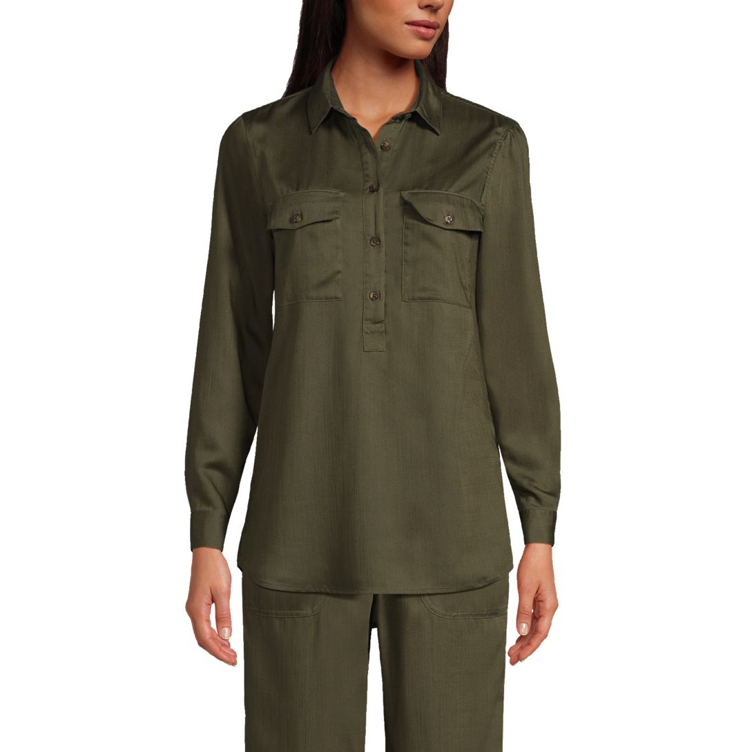 Women's TENCEL™ Fiber Popover Top